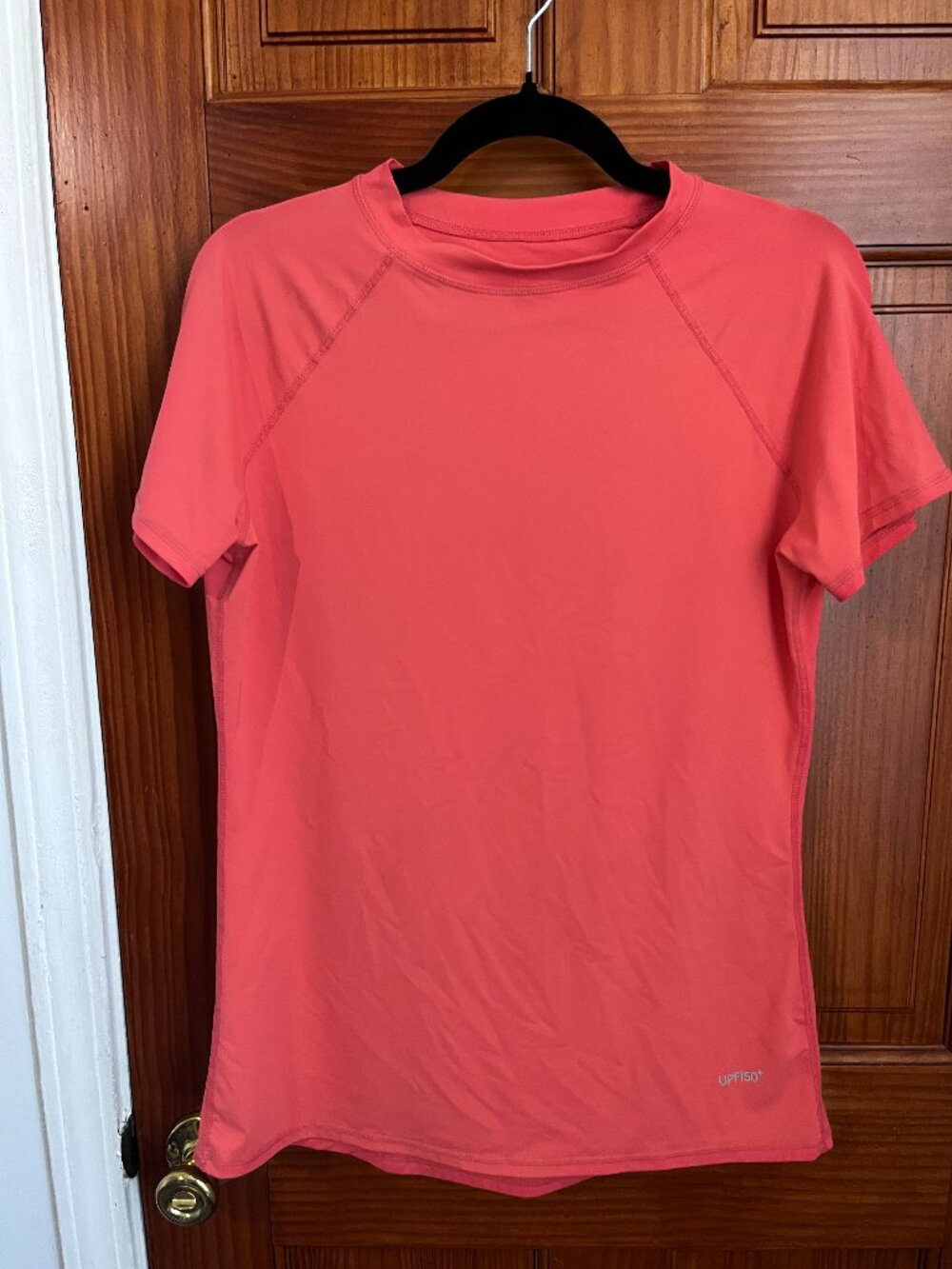 UPF 50 Coral Pink Short Sleeve Athletic T-Shirt